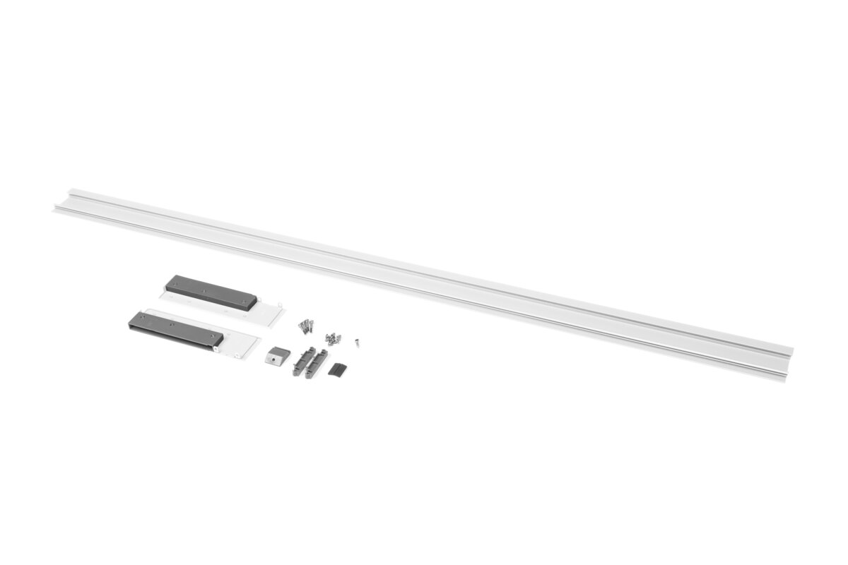 Sada na vnitřní zásuvku pro skleněné čelo, bílá PB-AXISPRO-GLASS-ZEWEW-C1