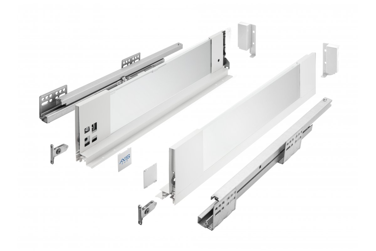 AXISPRO 550mm bílá H116/PB-AXISPRO-GLASS-KPL550B1