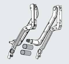 BLUM 21L3800.01 ramena 400-550 HL pro Servodrive