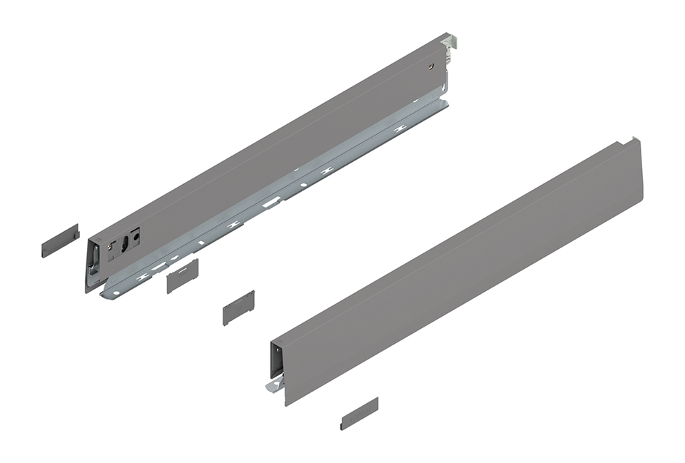 BLUM 470N5002S Merivobox, bočnice N 500mm, světle šedá IG
