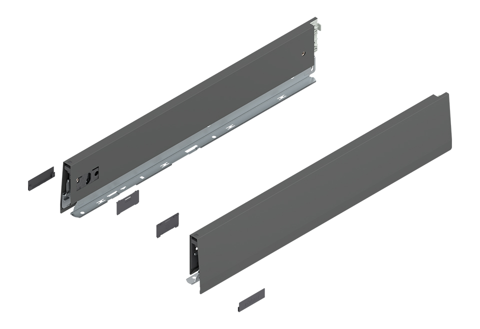 BLUM 470M2702S Merivobox, bočnice M 270mm, tmavě šedá OG