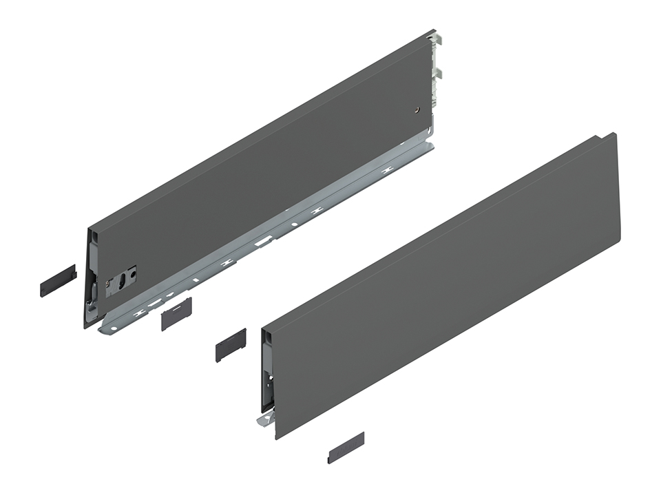 BLUM 470K3002S Merivobox, bočnice K 300mm, tmavě šedá OG
