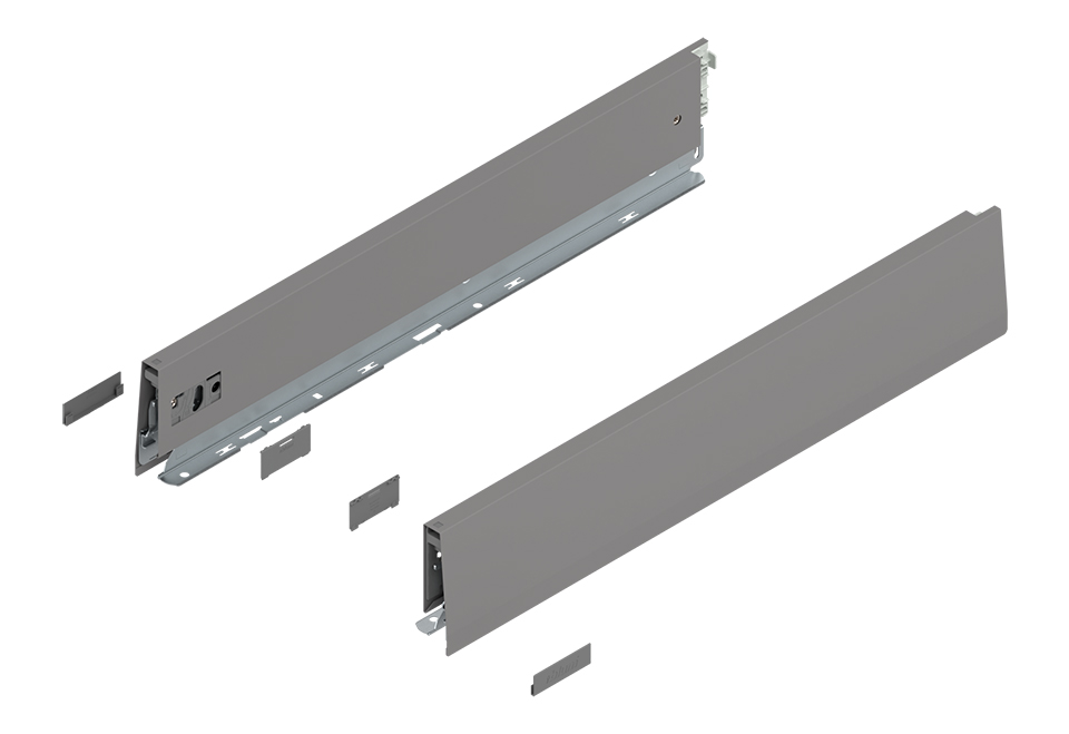BLUM 470M3002S Merivobox, bočnice M 300mm, světle šedá IG