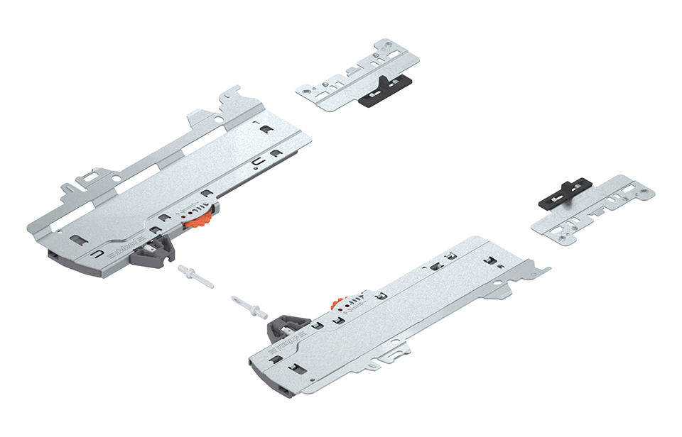 BLUM T60H4540 Sada modulů MERIVOBOX TOB-L3; 350-600mm; 15-40kg