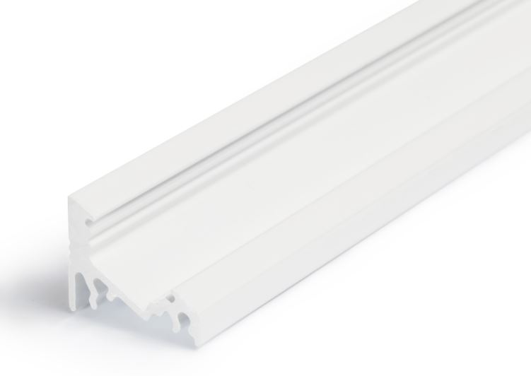 StrongLumio profil LED Corner 10 alu bílý 3000mm