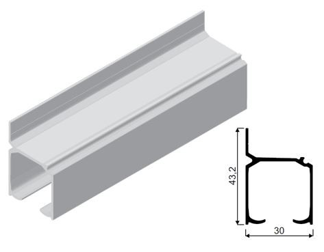 SEVROLL 50451 vedení Galaxy B 50kg na stěnu 3m