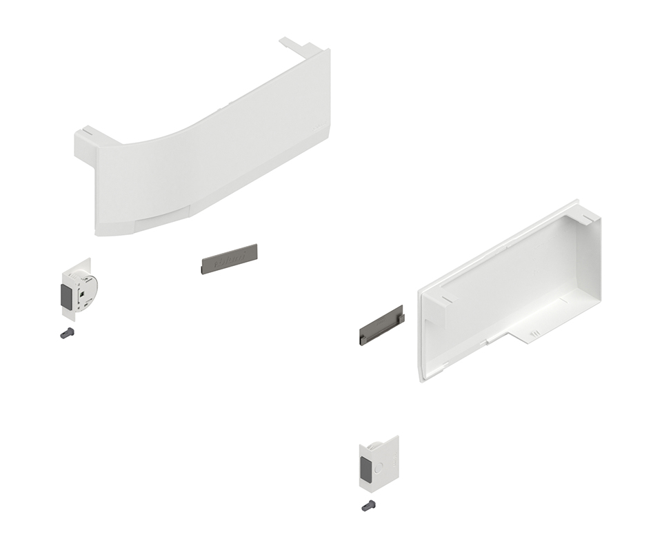 BLUM 23K8000 Aventos HK Top krytky pro S-D, bílá