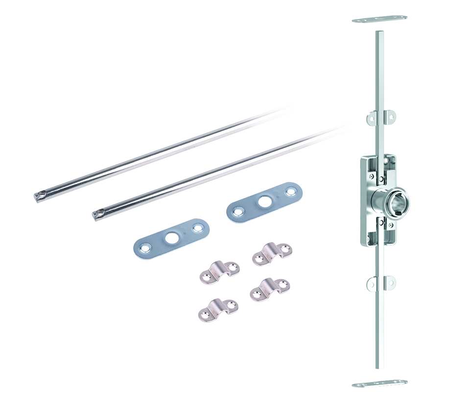 StrongLocks Zámek rozvorový pro vyměnitelnou vložku+tyče 1000mm pravý