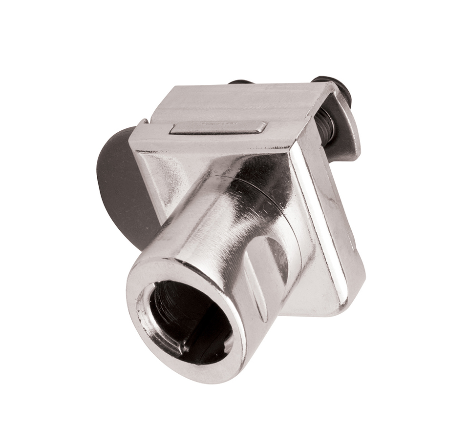 StrongLocks Zámek na sklo nasazovací pro vyměnitelnou vložku pro 2 křídla pravý