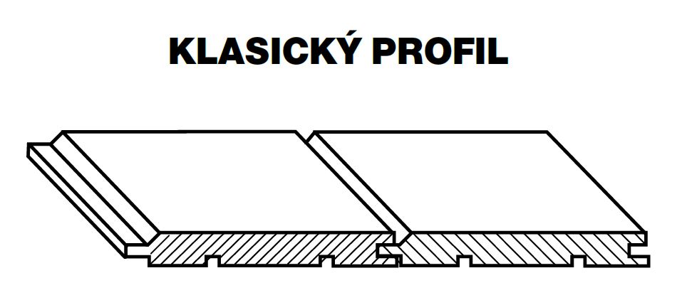 Palubka smrk A/B klasik 3000 x 121 x 19mm