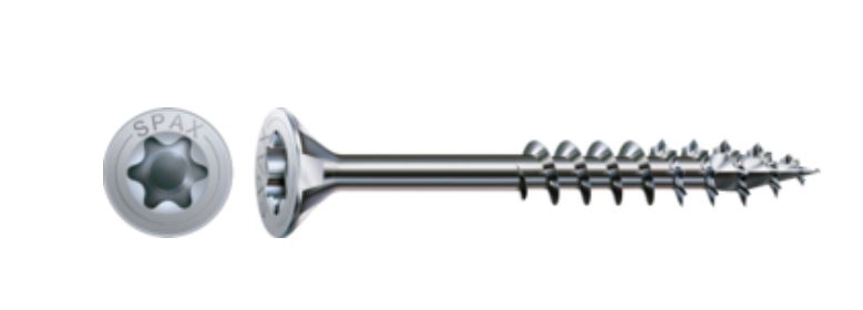SPAX vrut 5x100/61mm zápustná hlava TXS,W,4C MH částečný závit