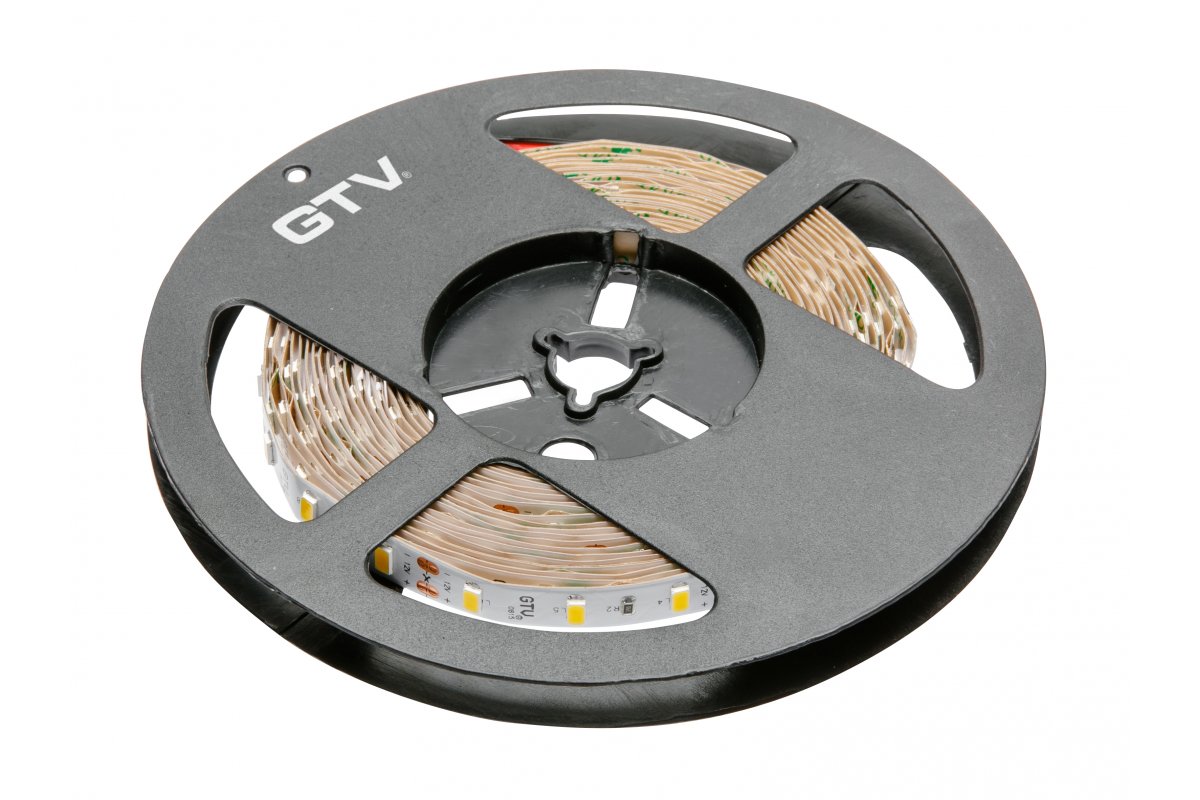 LED páska FLASH, 5630, 300 LED studená bílá, 80W, bez gelu 10mm, role 5m, 12V