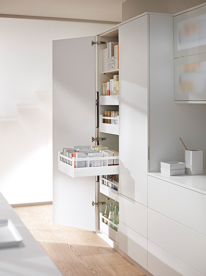 BLUM Antaro, zásuvka C 500mm/30kg, Blumotion/TOB, bílá, vnitřní