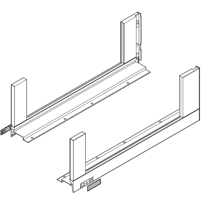 BLUM 780C4502S bočnice Legrabox Free 450mm bílá