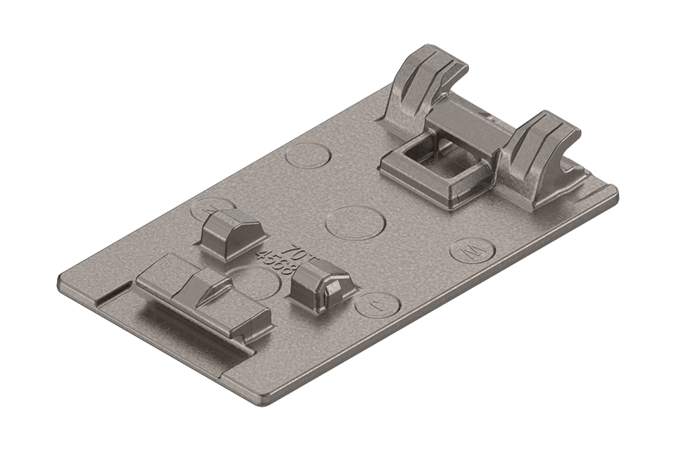 BLUM 70T4568C miska závěsu Cristallo (new), sklo/zrcadlo (pískováno + nikl)