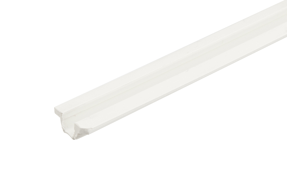 StrongLine plastové kování pro posuvné dveře horní/spodní vedení 1,8m bílá