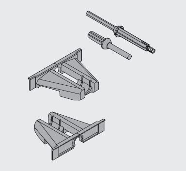 BLUM T57.7400 Movento/Legrabox, pastorky synchronizace Tip-on