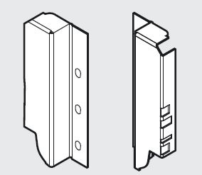 BLUM Z30B000S.04H držáky zad Antaro šedý P+L