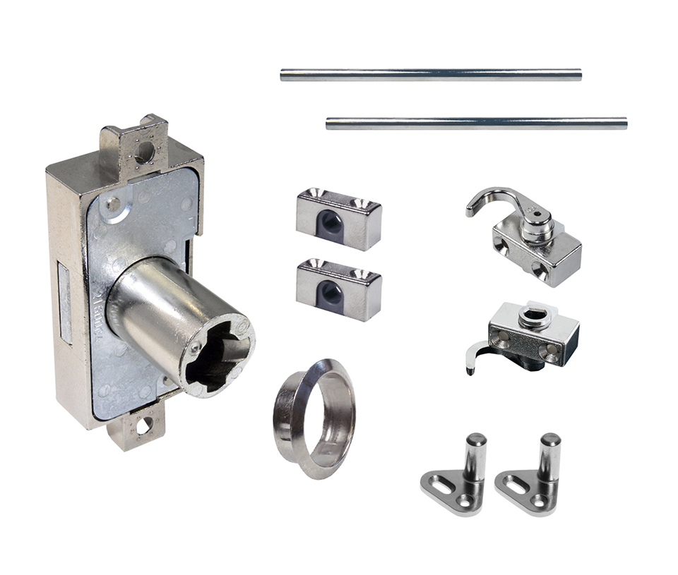 LEHMANN Komplet zámek trojcestný 750 1000 mm