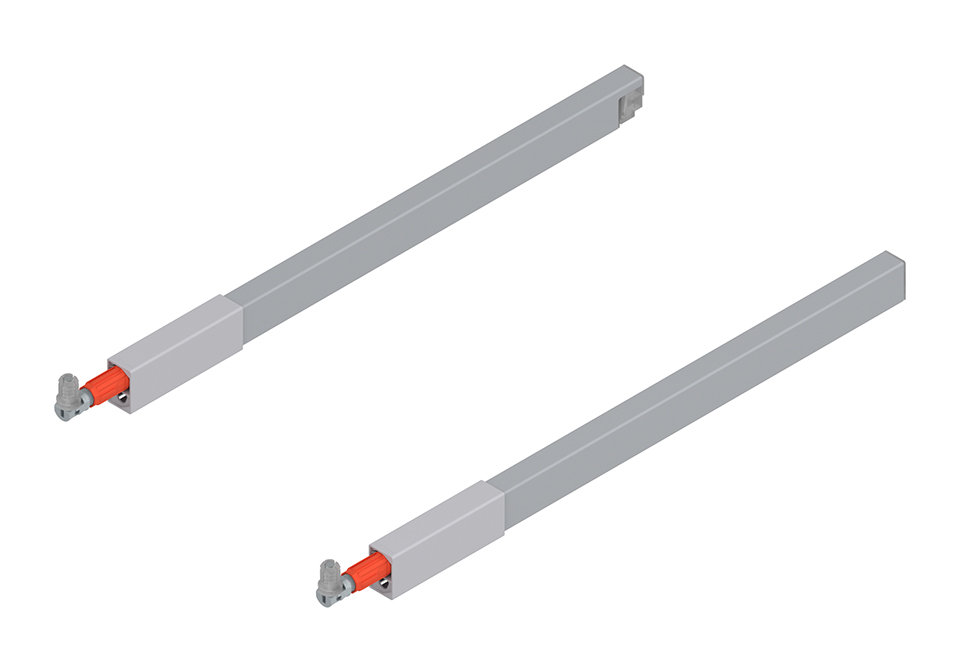 BLUM ZRG.437RS Antaro, podélný reling 500mm, šedá, sada