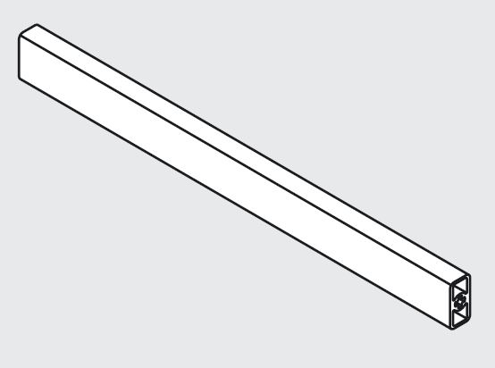 BLUM ZRG.1046Z Antaro, příčný reling 1046 mm, šedá