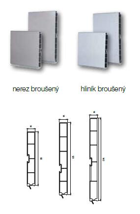 Sokl REHAU 120mm nerez broušený 4m