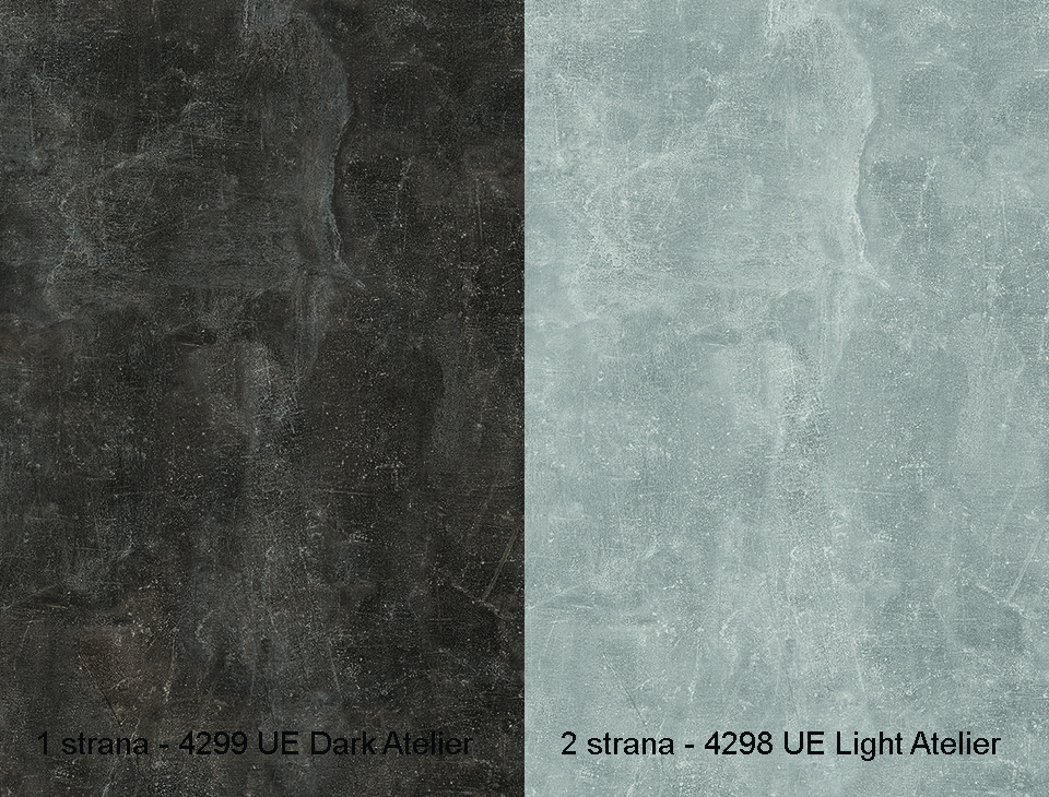 Zástěna Light Atelier 4298 UE/Dark Atelier 4299 UE 4100 x 640 x 10mm