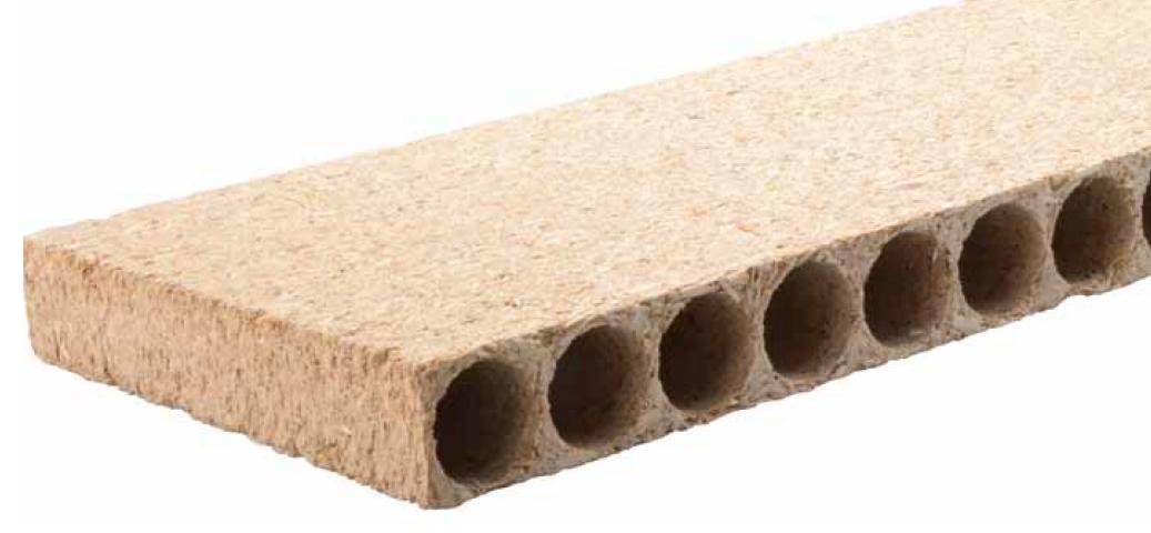 Dřevotříska surová děrovaná, typ RT8 800 x 1888 x 33mm