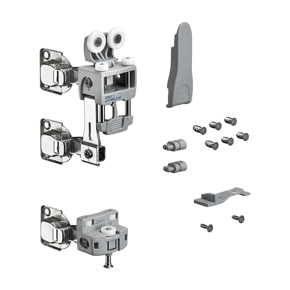 HETTICH 9278485 WingLine L do 25 kg, Pull to move silent šedý levý