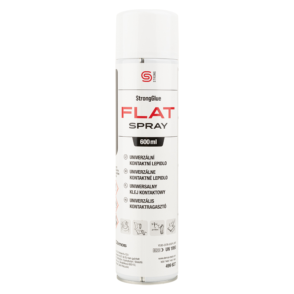 StrongGlue Kontaktní lepidlo FLAT 600ml sprej