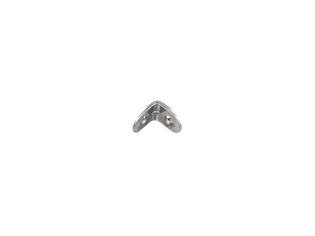 Úhelník 20x20mm s prolisem Zn bílý