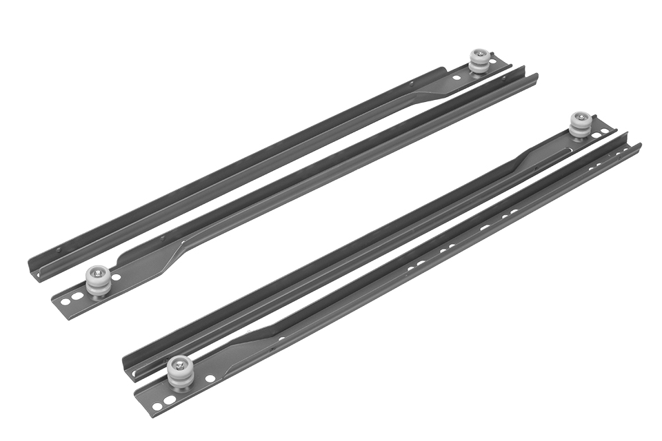 StrongWire Výsuv kolečkový roller pro 18mm korpus antracit