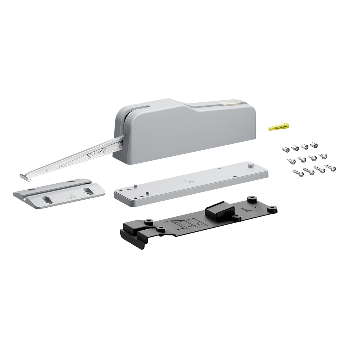 HETTICH 9339520 WingLine L new sada Push/Pull to move, těžké dveře, šedá
