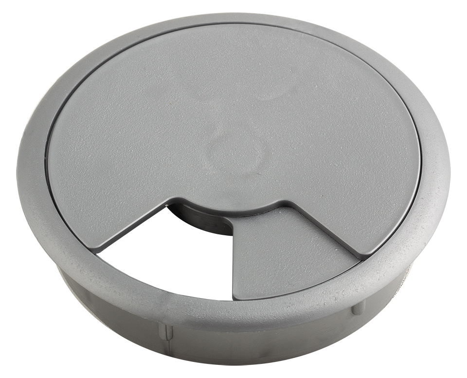 STRONG Průchodka plastová 80mm stříbrná