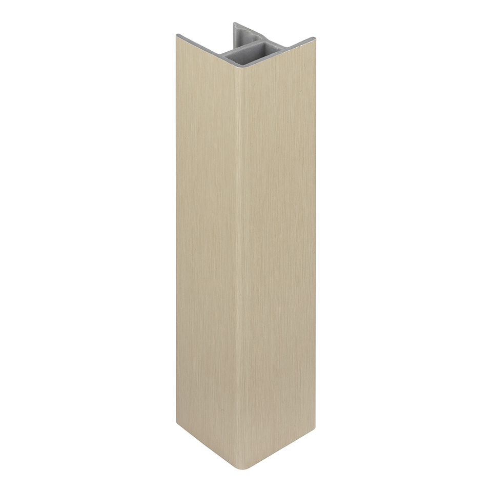 SCILM rohová spojka/koncovka 120mm nerez broušená