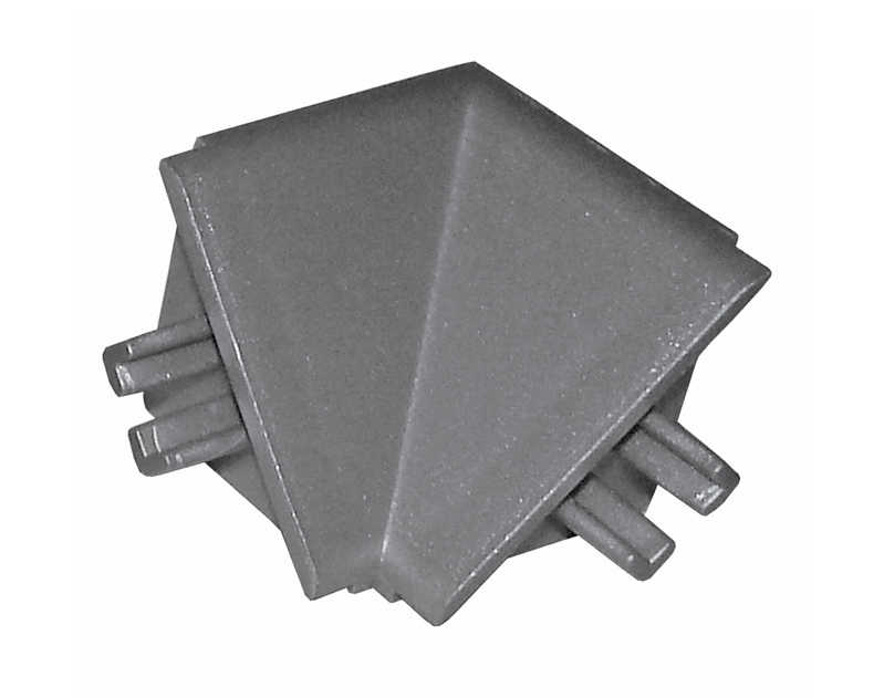 Vnitřní roh 90° L20/r/74 tmavě šedá