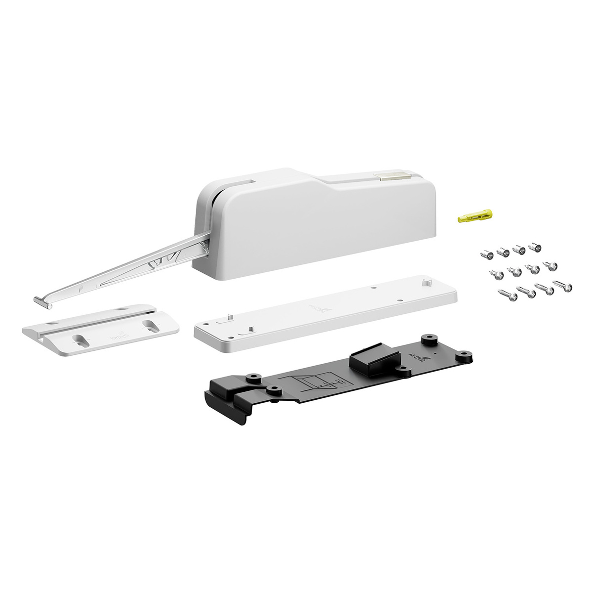 HETTICH 9339517 WingLine L/S new sada Push/Pull to move, lehké dveře, bílá