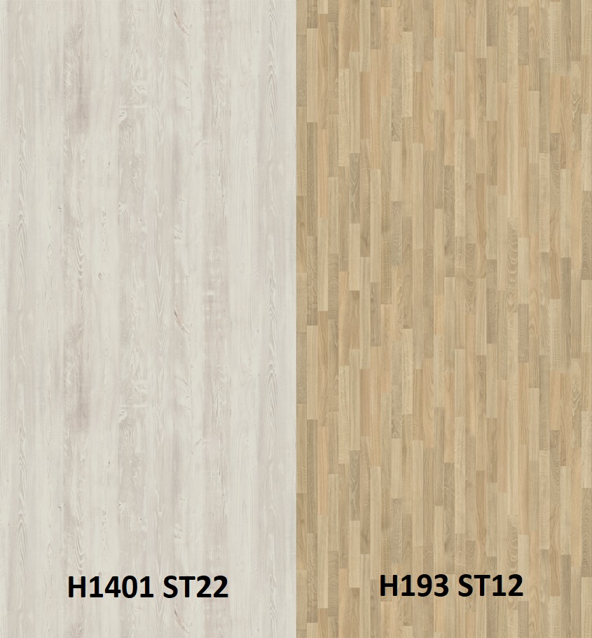 Zástěna pinie cascina H1401 ST22/dub špalíček H193 ST12 4100 x 640 x 9,2mm