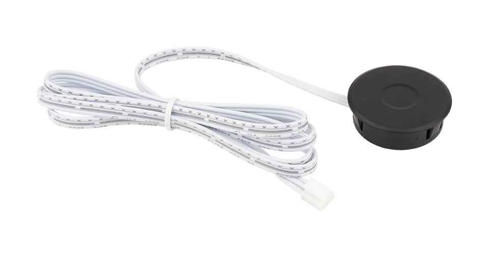 StrongLumio vypínač/stmívač - nízká hloubka - 12/24V - 3PIN černá