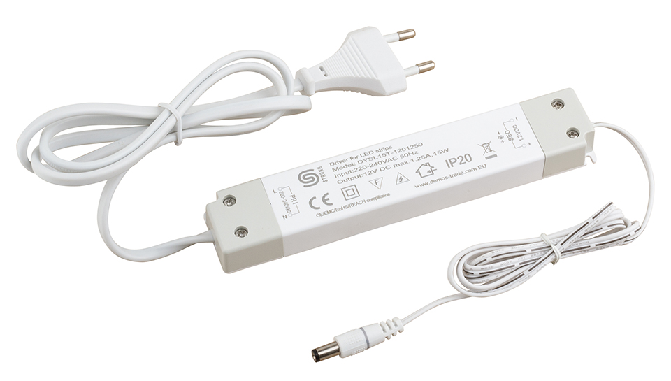 StrongLumio napájecí zdroj plochý pro LED 12V, 15W