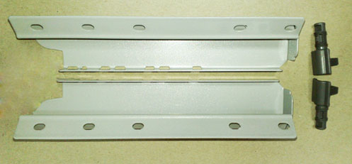 BLUM Z30D000SL45 Antaro, držáky zad D pro Space Corner, šedá