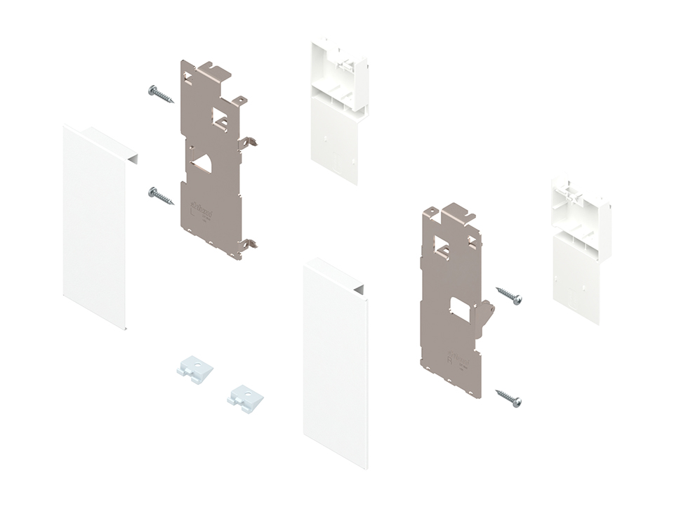 BLUM ZI7.0KS0 Legrabox, čelní příchyt vnitřní zásuvky K, bílá