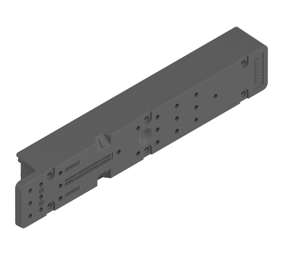 BLUM Z95D4100 Space Step, distanční lišta, tmavě šedá OG