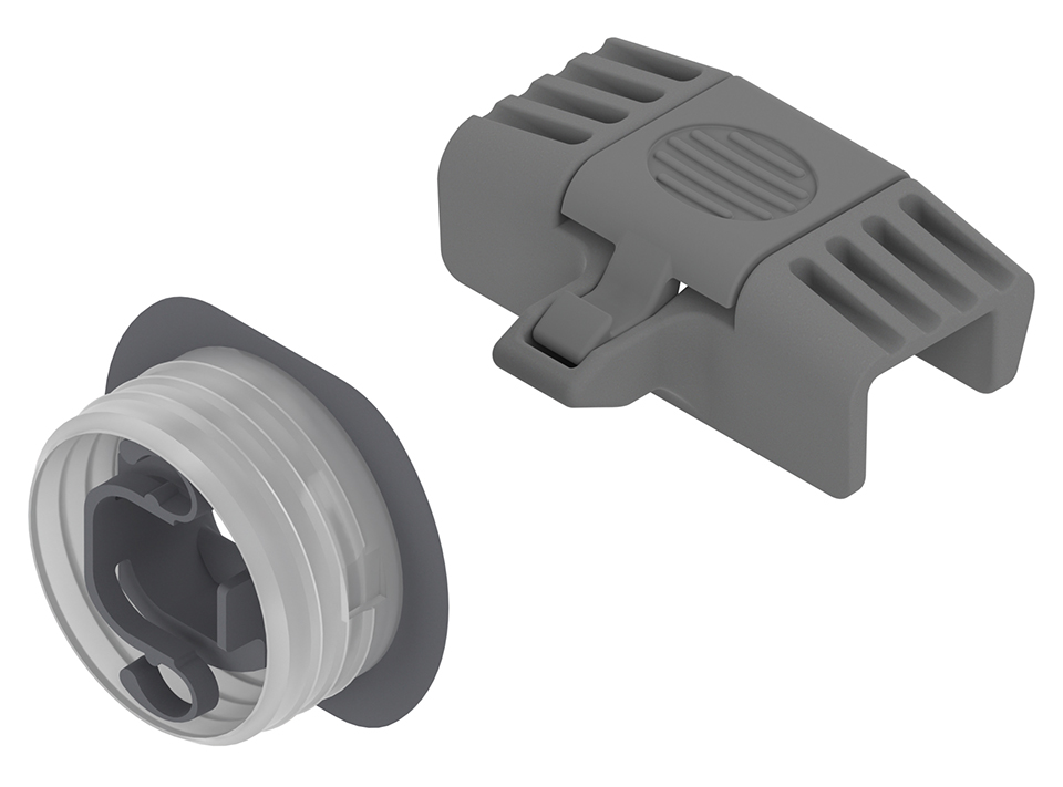 BLUM ZI7.0M07 Legrabox/Merivobox, unašeč vnitřní zásuvky, světle šedá IG