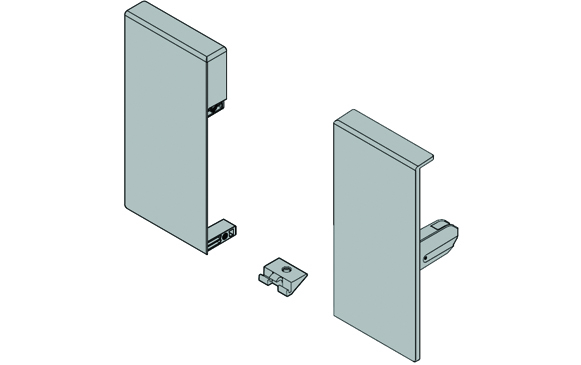 BLUM ZIF.71K0 Antaro, čelní příchyty vnitřní zásuvky K, bílá