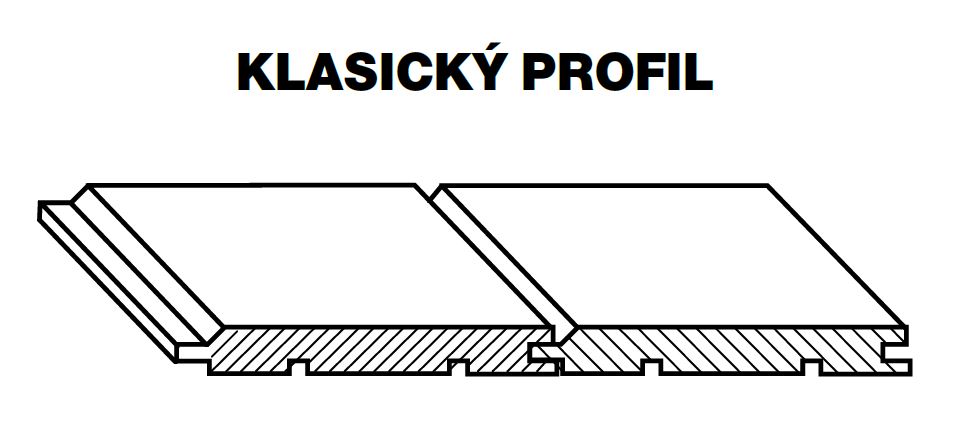 Palubka smrk A/B klasik 4000 x 96 x 12,5mm