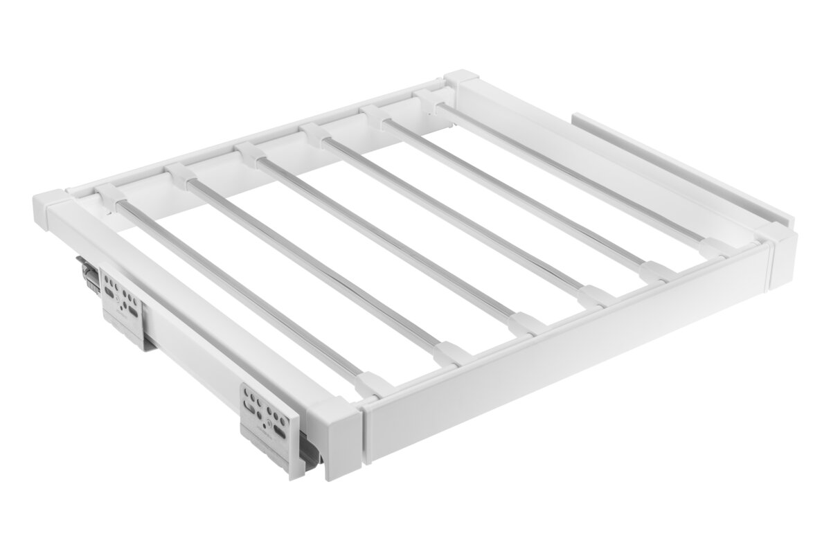 Elite zásuvka na kalhoty 900 mm s funkcí tichého zavírání, bílá