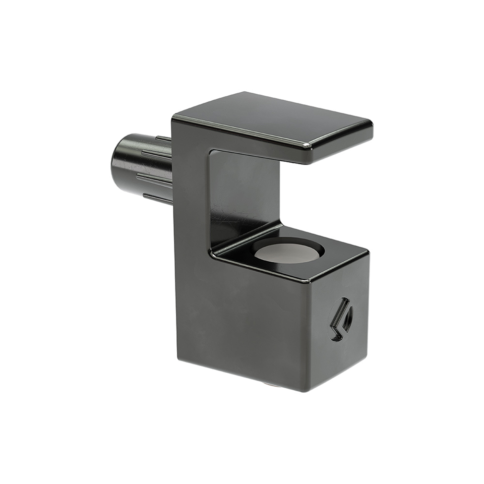 IF Policová podpěra na sklo Grace 5-6mm černý nikl