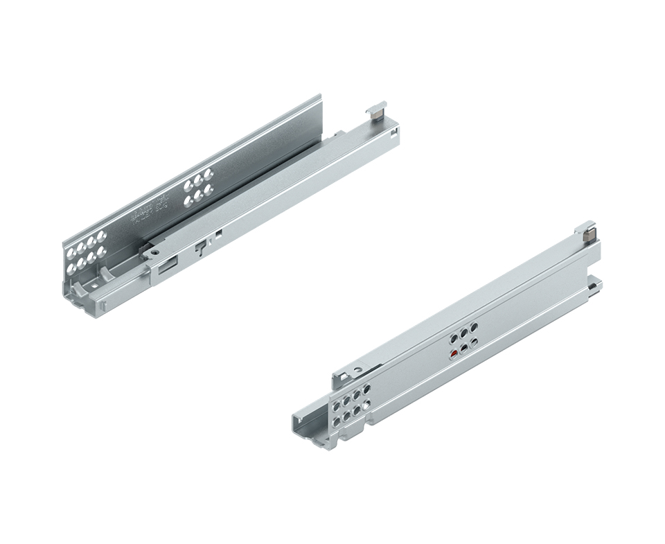 BLUM 550H4500T Tandem, částečný výsuv 450mm/30kg, integrovaný Tip-on