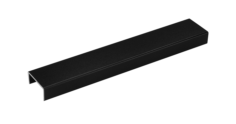 SEVROLL 05295 profil "U" pro lamino 18mm 3m černá mat